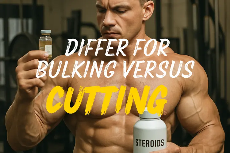 How do steroid cycles differ for bulking versus cutting?