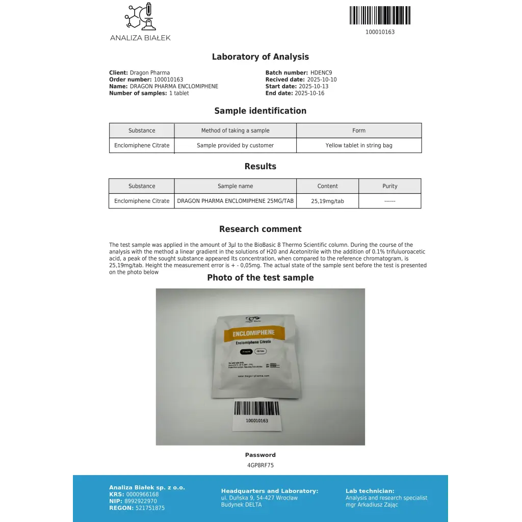 Enclomiphene 25mg