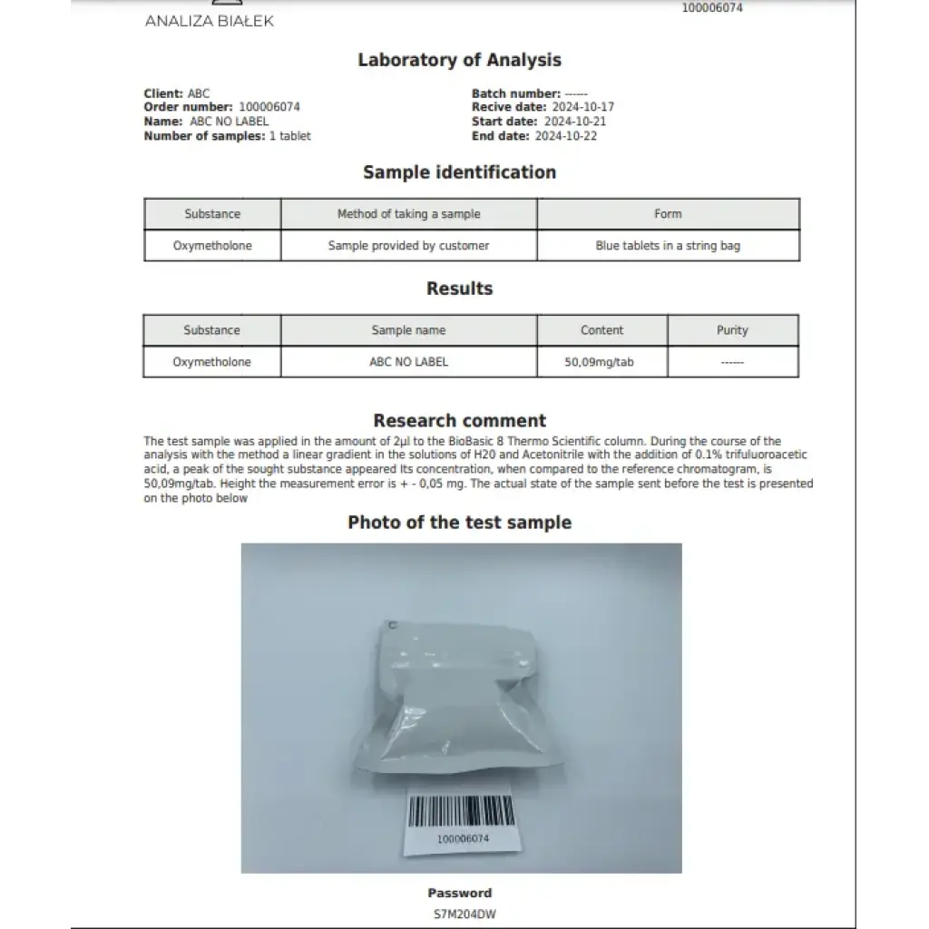 Oxymetholone