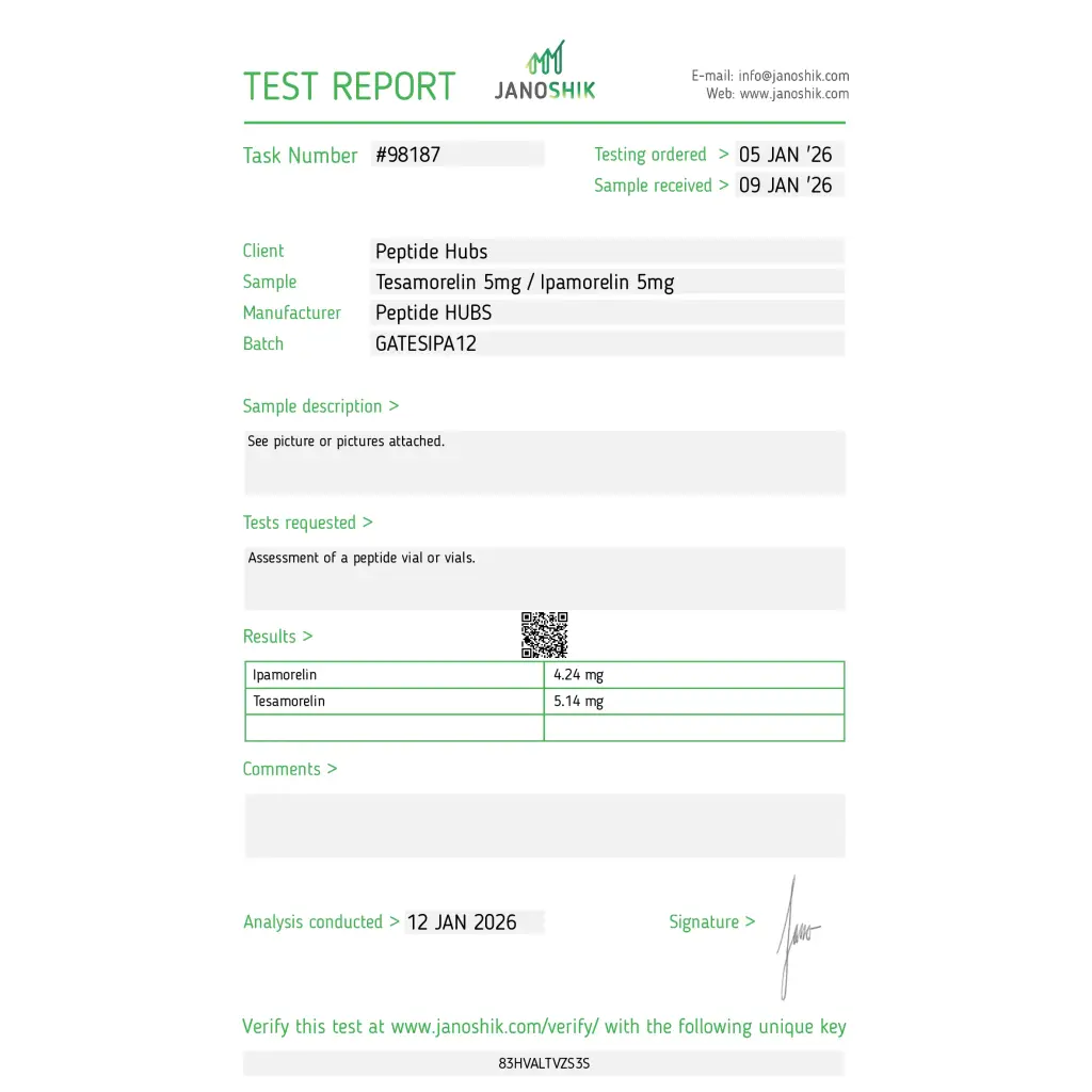 Tesamorelin/Ipamorelin 10 mg