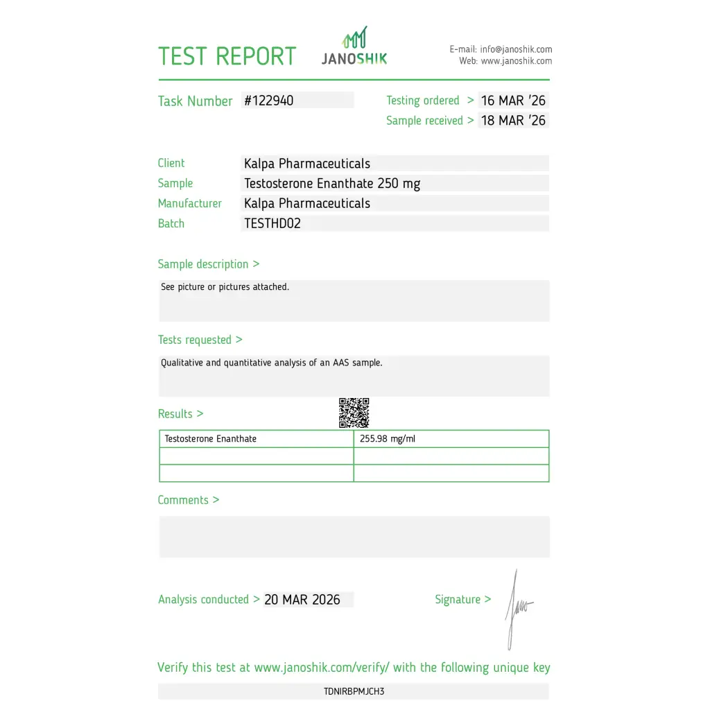 Testoxyl Enanthate 250
