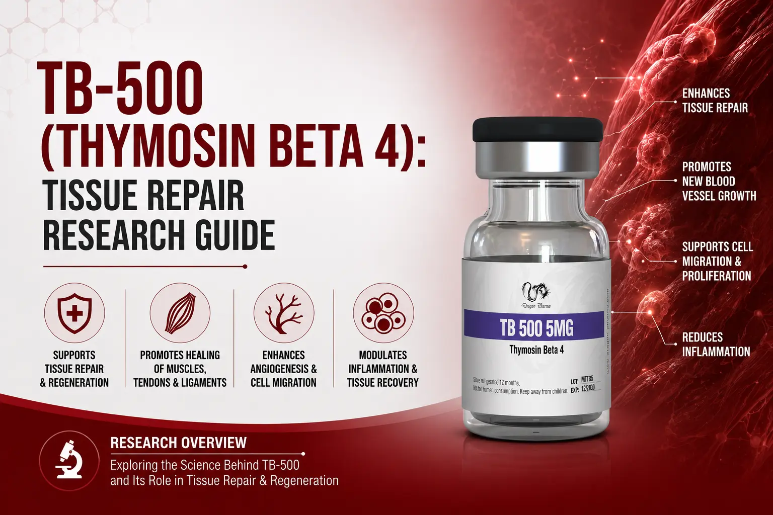 TB-500 (Thymosin Beta 4): Tissue Repair Research Guide