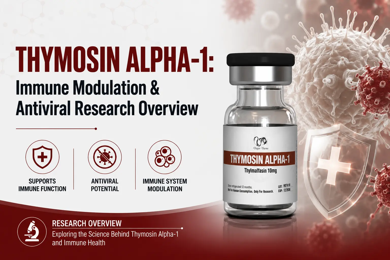 Thymosin Alpha-1: Immune Modulation & Antiviral Research Overview